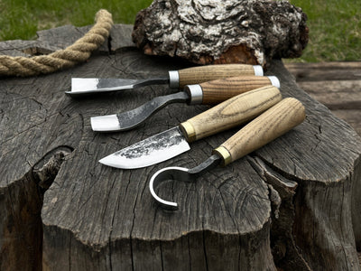 4 - Piece Wood Carving Tool Set - 7