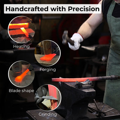 4 - Piece Leatherworking Tool Set with Leather Sheaths - 8