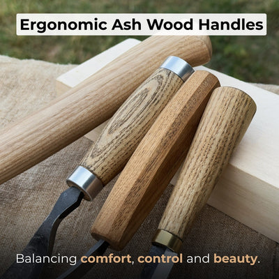 4-Piece Spoon Carving Tool Set - 4