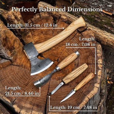 4-Piece Spoon Carving Tool Set - 2