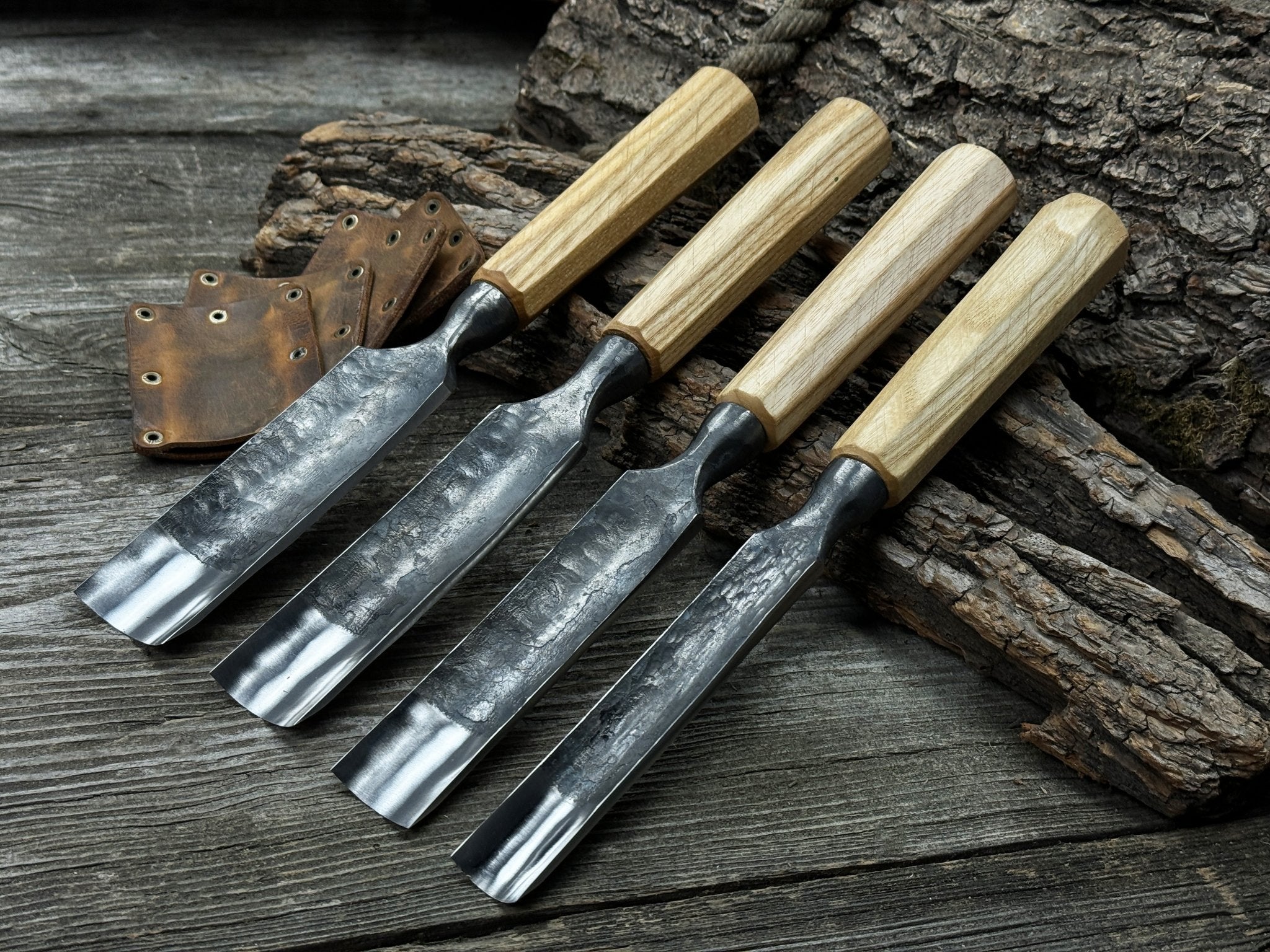 4 - Piece Straight Gouge Set - 1