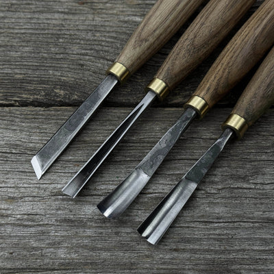 4 - Piece Wood Carving Chisel & Gouge Set - 6