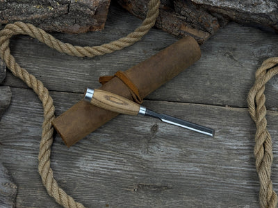 4 Pocket Leather Tool Roll - 7