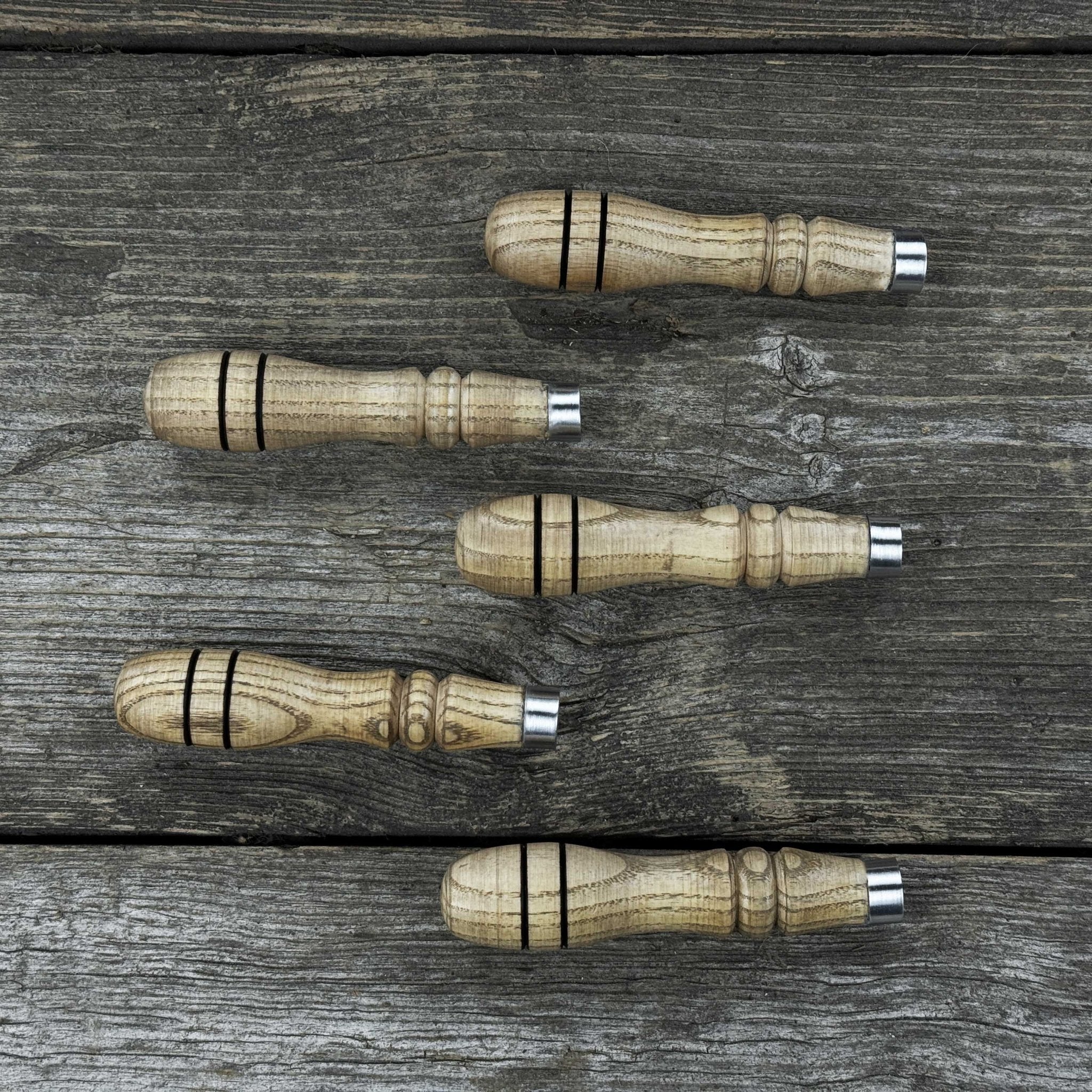 5 - Piece Ash Handle Set with Rings - 1