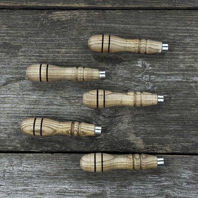 5 - Piece Ash Handle Set with Rings - 3