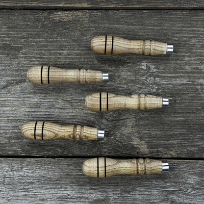 5 - Piece Ash Handle Set with Rings - 1