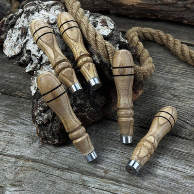 5 - Piece Ash Handle Set with Rings - 7