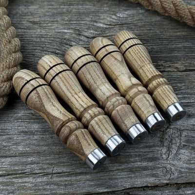 5 - Piece Ash Handle Set with Rings - 6