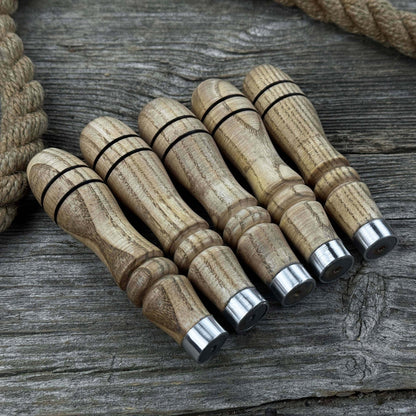 5 - Piece Ash Handle Set with Rings - 5