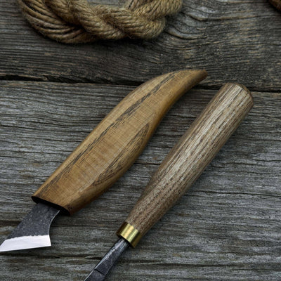 5 - Piece Detail Wood Carving Set - 7