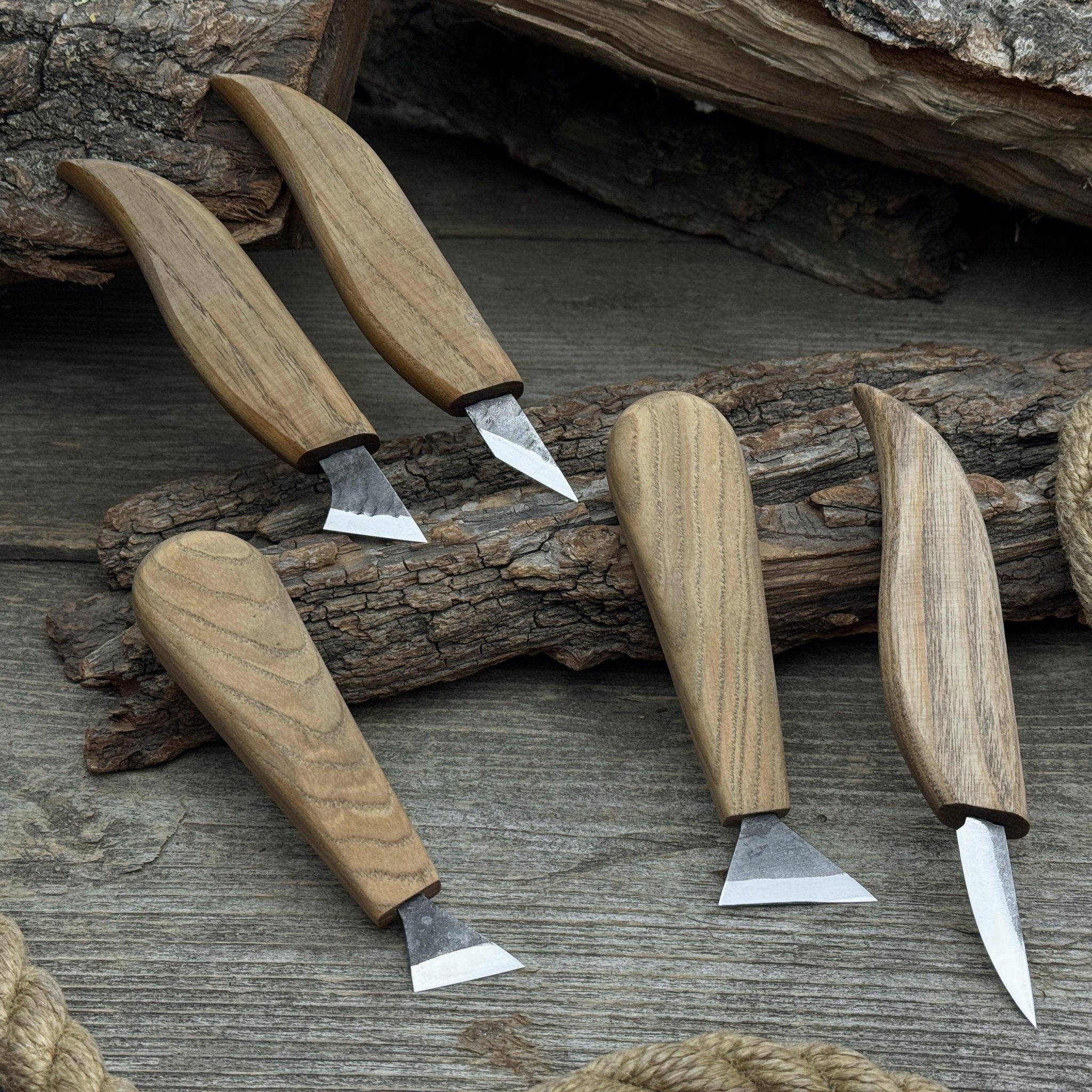 5 - Piece Whittling Carving Knife Set - 10