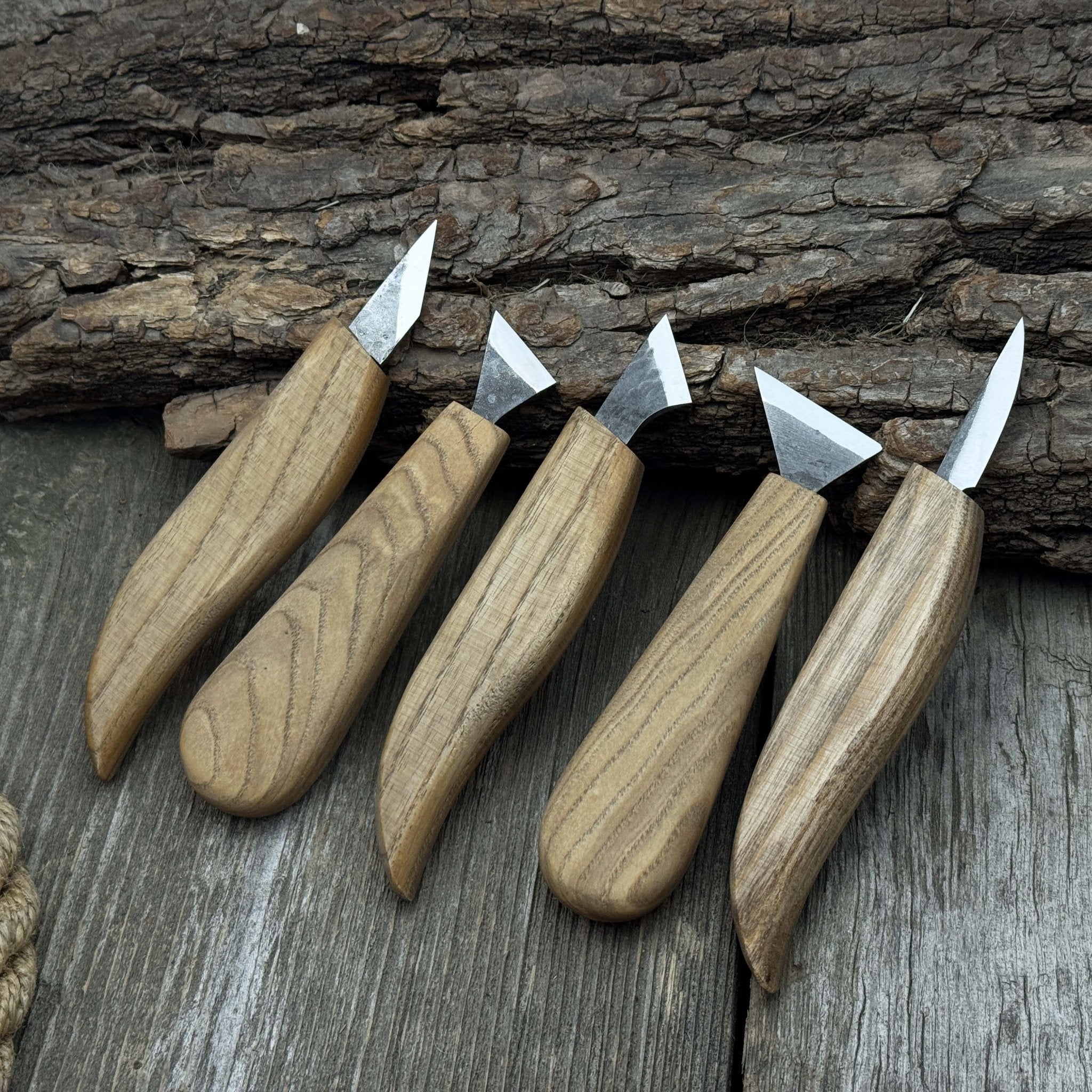 5 - Piece Whittling Carving Knife Set - 9