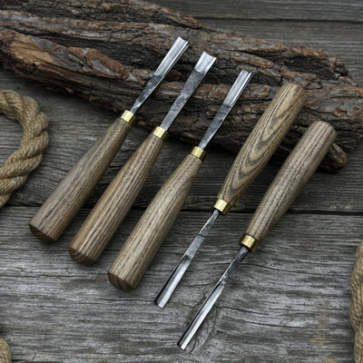 5 - Piece Wood Carving Chisel & Gouge Set - 10