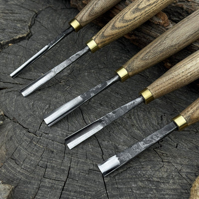 5 - Piece Wood Carving Chisel & Gouge Set - 4