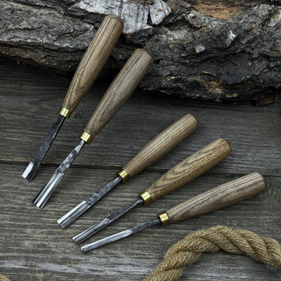 5 - Piece Wood Carving Chisel & Gouge Set - 6
