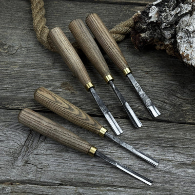 5 - Piece Wood Carving Chisel & Gouge Set - 8