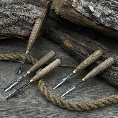 5 - Piece Wood Carving Chisel & Gouge Set - 7