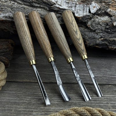 5 - Piece Wood Carving Set – Whittling Knife & Gouges - 8