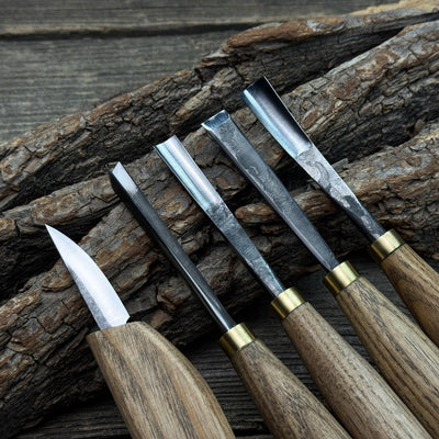 5 - Piece Wood Carving Tool Set – For Fine Detail & Relief - 7