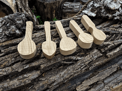 5 - Piece Wooden Spoon Blank Set - 4