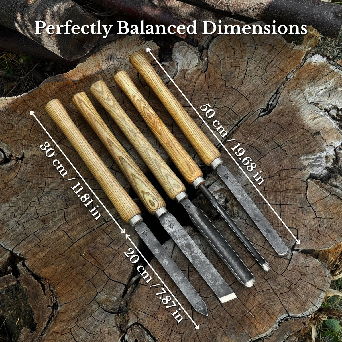 5-Piece Woodturning Tools Set - 3