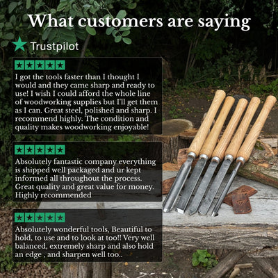 5-Piece Woodturning Tools Set - 11