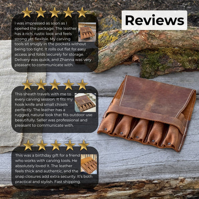 5 - Pocket Leather Tool Case - 5