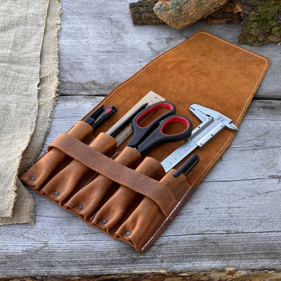 5 - Pocket Leather Tool Case - 1