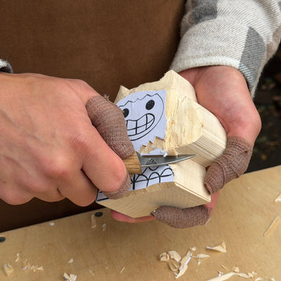 Smiley Monster — DIY Carving Kit for Beginners