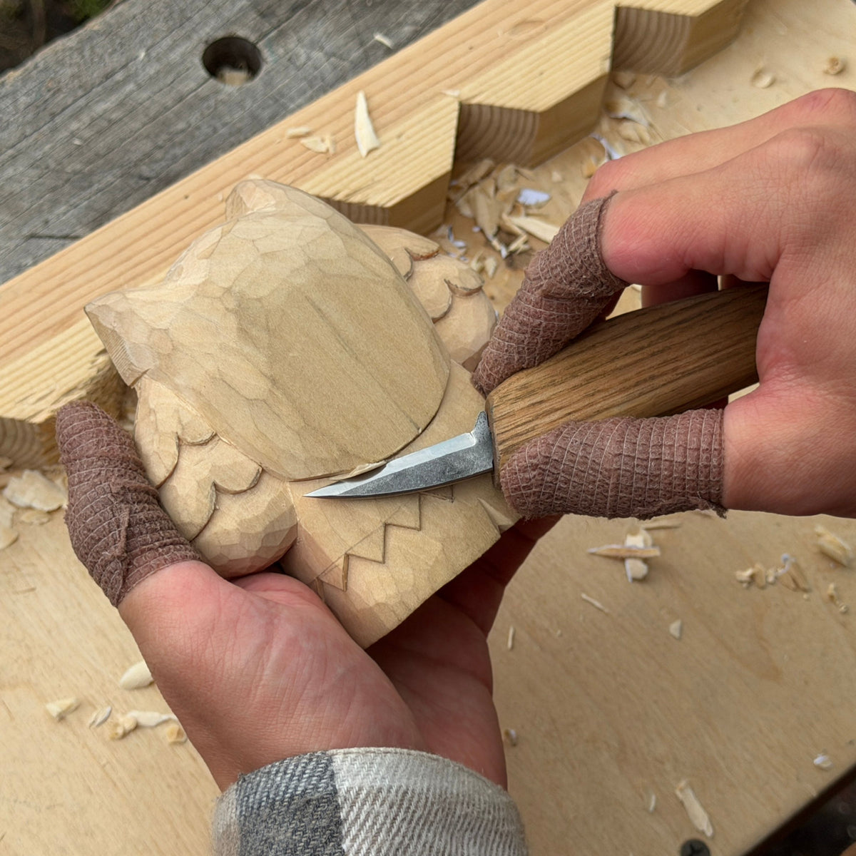 Smiley Monster — DIY Carving Kit for Beginners