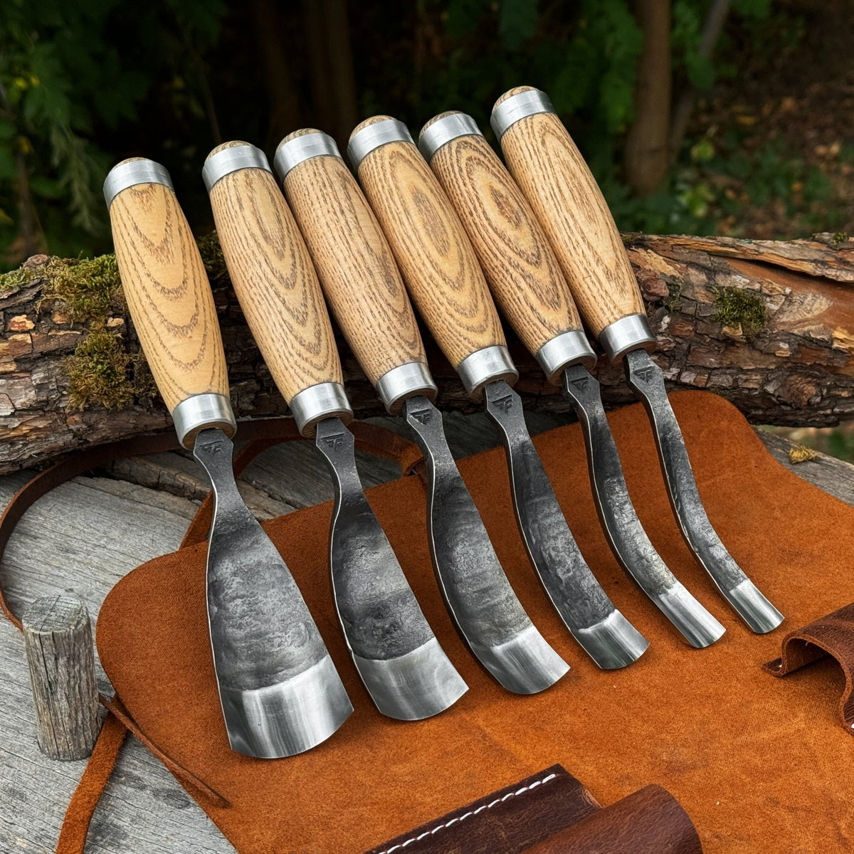 6-Piece Long Bent Gouge Set - 1