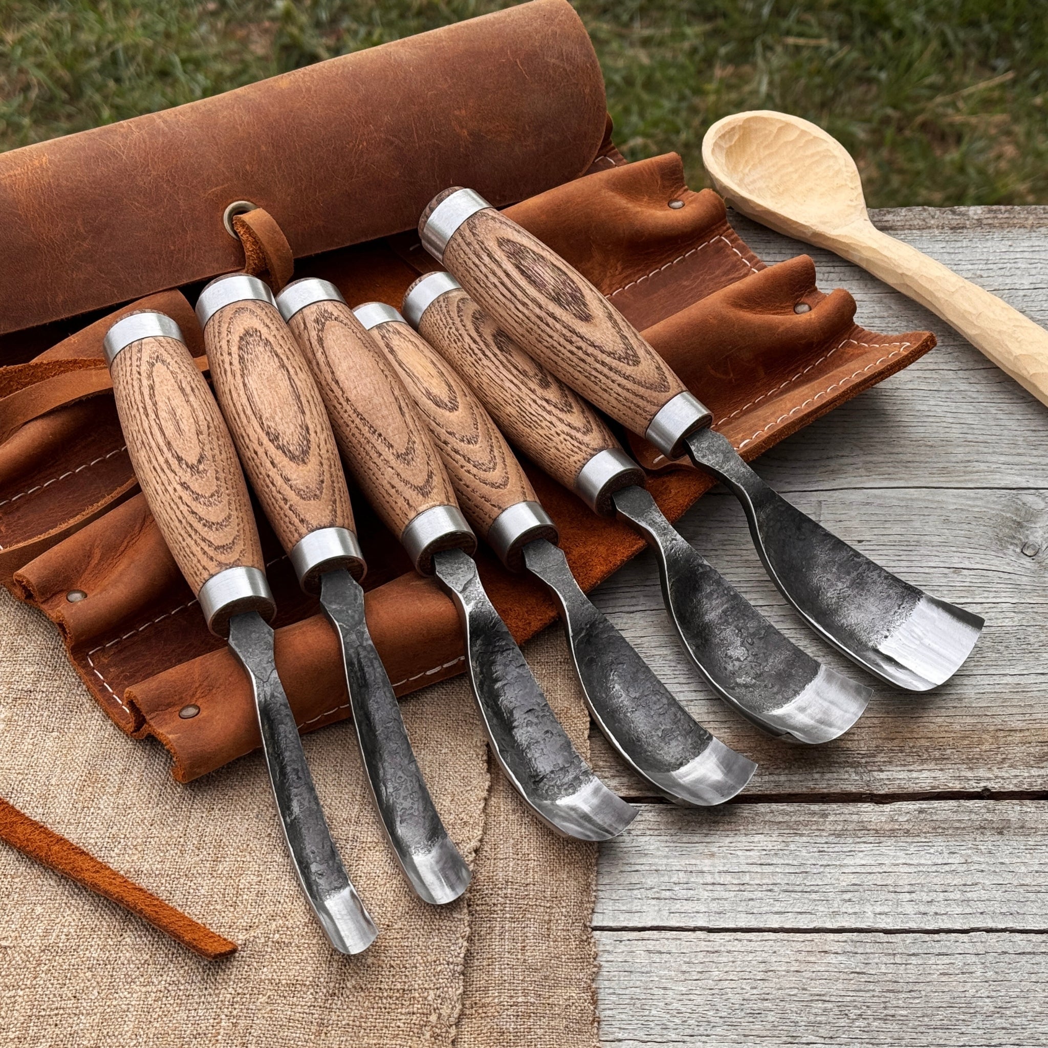 6 - Piece Long Bent Gouge Set - 1