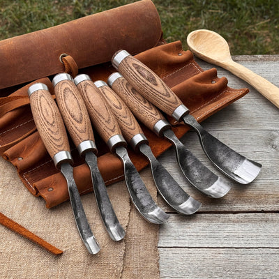 6 - Piece Long Bent Gouge Set - 1