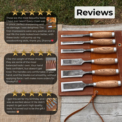 6 - Piece Wood Carving Chisel Set - 10