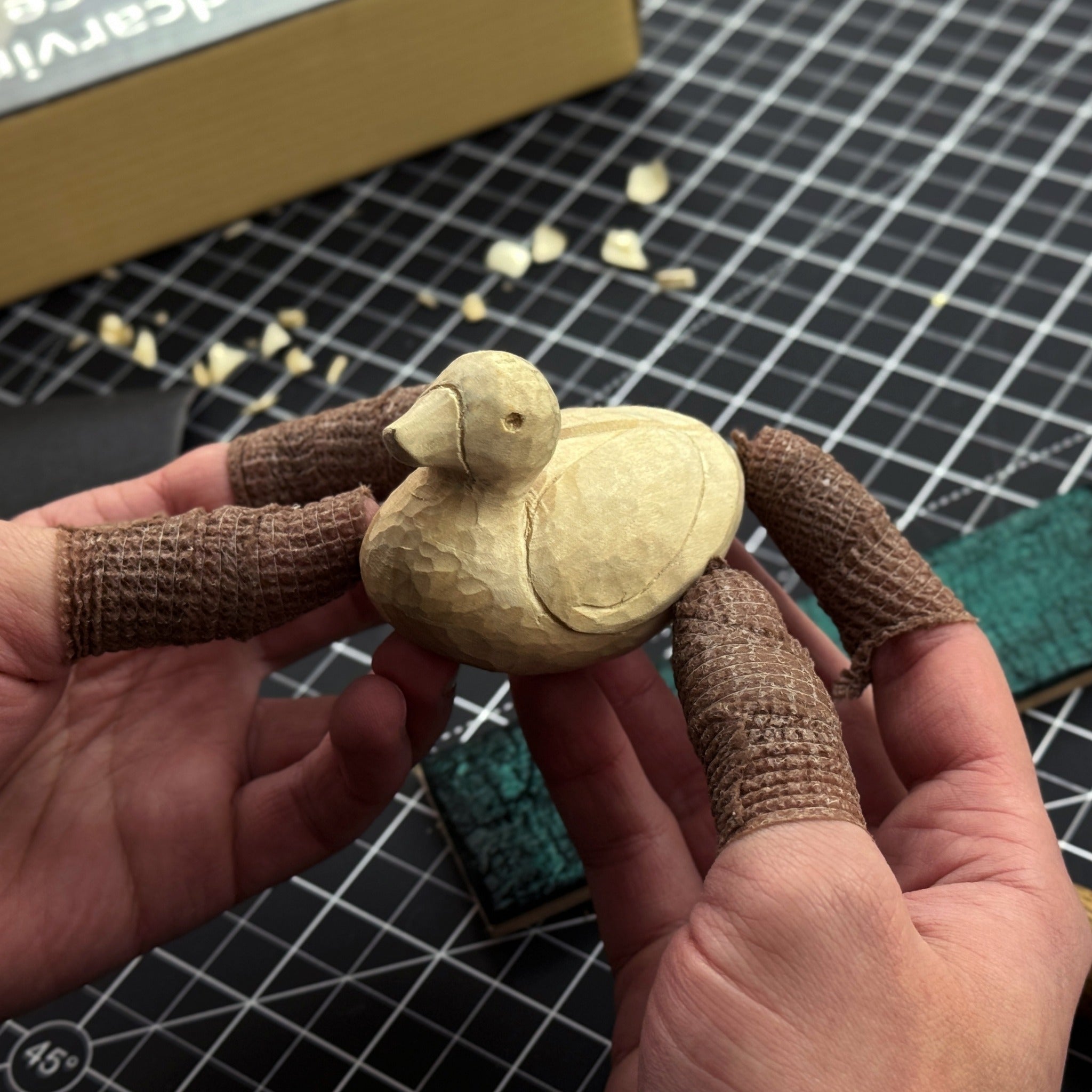 Duck Carving Kit - Complete Starter Whittling Kit for Beginners, Adults, Teens, and Kids