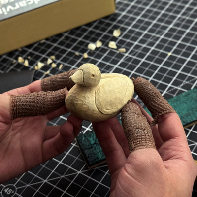 Duck Carving Kit - Complete Starter Whittling Kit for Beginners, Adults, Teens, and Kids