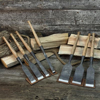 7 - Piece Long Timber Framing Chisel Set - 1