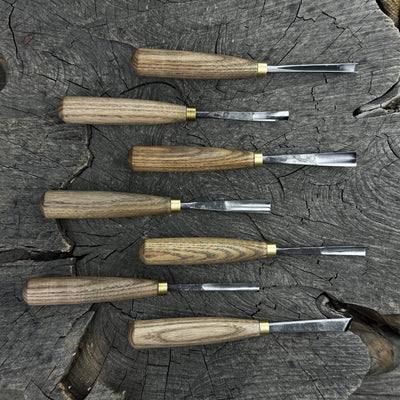 7 - Piece Wood Carving Chisel & Gouge Set - 2
