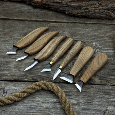 7 - Piece Wood Carving Knife Set - 8