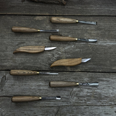 8 - Piece Large Wood Carving Tool Set - 10