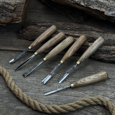 8 - Piece Large Wood Carving Tool Set - 2