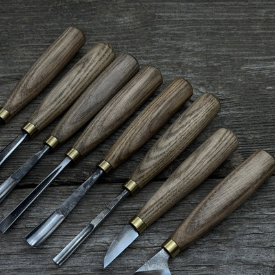 8 - Piece Wood Carving Tool Set - 8