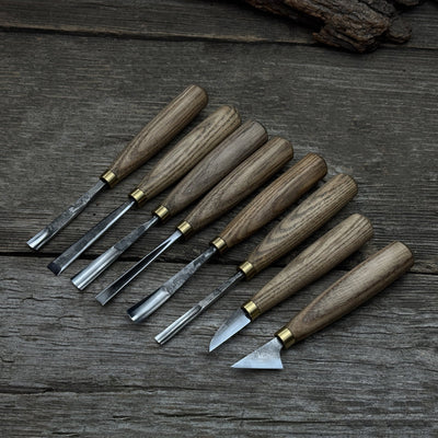 8 - Piece Wood Carving Tool Set - 1