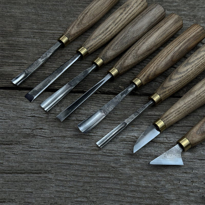 8 - Piece Wood Carving Tool Set - 7