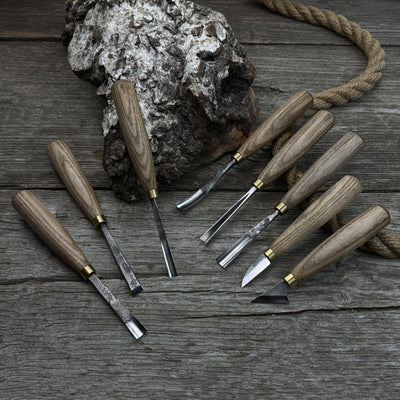 8 - Piece Wood Carving Tool Set - 3
