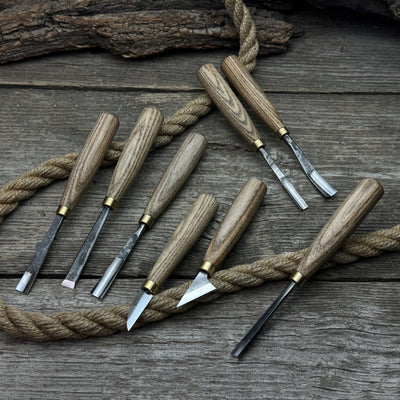 8 - Piece Wood Carving Tool Set - 2