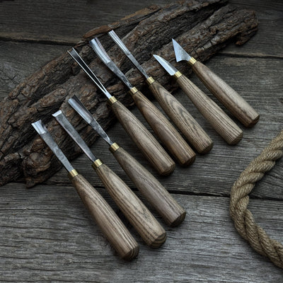 8 - Piece Wood Carving Tool Set - 9