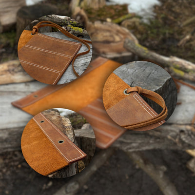 8 Pocket Leather Chisel Roll - 10