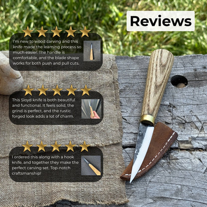 Whittling Sloyd Knife, 7.5 cm (2.95 inches)