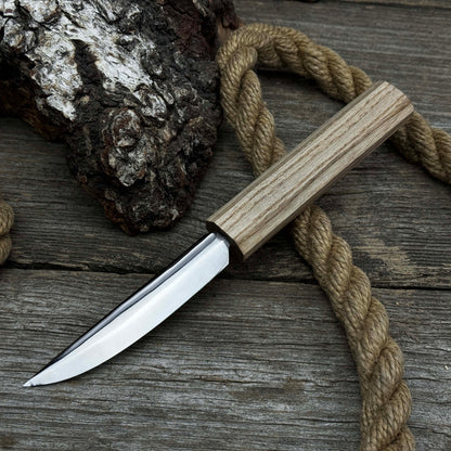 Couteau Bushcraft forgé à la main, 10 cm (3,9 pouces)